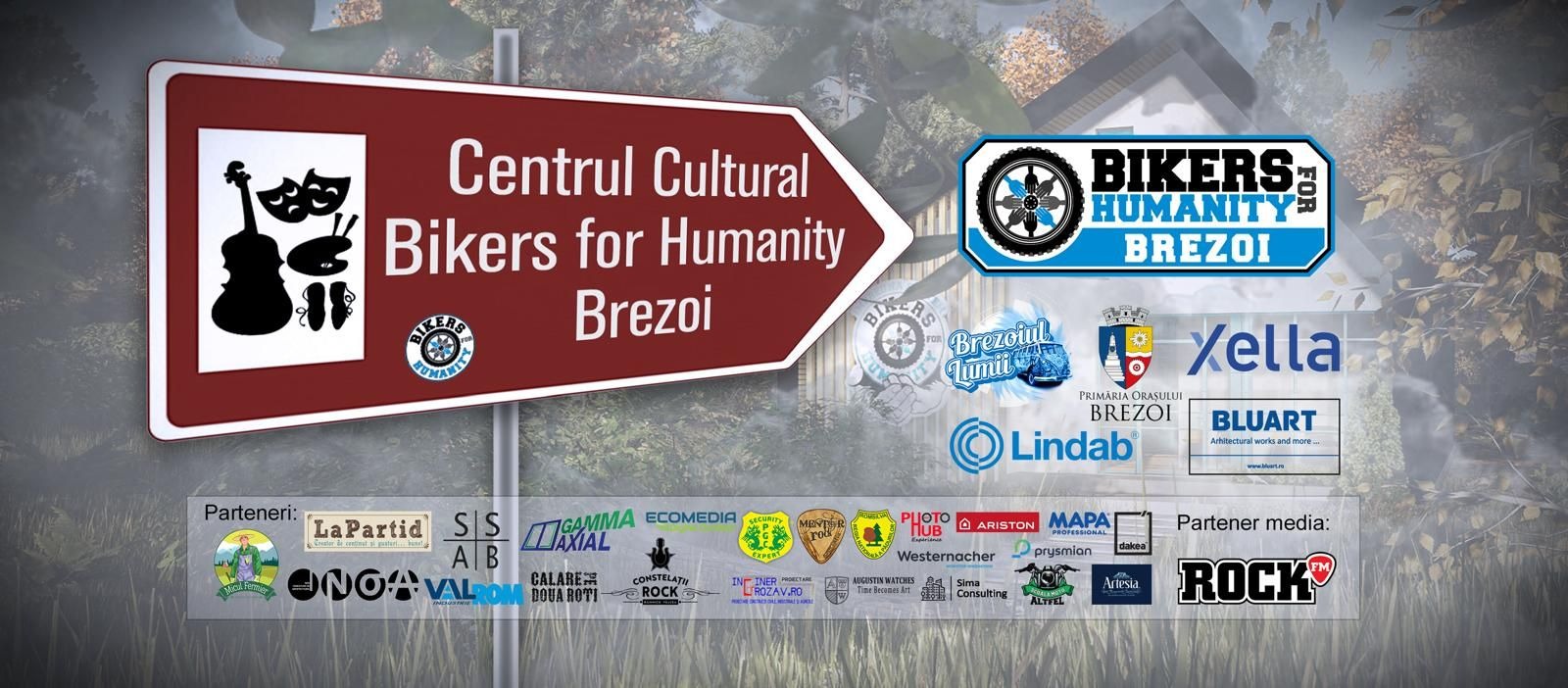 Centrul Cultural Bikers For Humanity Brezoi - banner